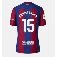 Barcelona Andreas Christensen #15 Replica Home Shirt Ladies 2023-24 Short Sleeve